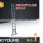 3.8 meter Telescopic Aluminum Foldable Europe Ladder with GS EN131-6