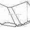 clear acrylic open book display stand