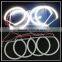 Xenon white SMD 36 LED halo ring kit for BMW E46 E36 E38 car LED angel eyes for E36 E38 E39 4*131mm LED angel eyes