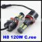 high power CE RoHS approved H8 120W led angel eyes headlight for bmw e92 e60 f01 f02 e82 led front head lamp