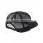 High Quality Custom Blank Plain 3D Embroidery Logo Flat Brim Snapback Hat Black Trucker Cap Wholesale