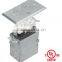 cUL UL Flush rectangular floor socket box