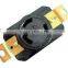 UL listed Locking devices 30AMP 250V 2-pole 3-wire grounding L6-30R L6-30P L6-30C