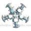 Highway guardrail strength fastener bolts and nuts