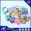 9 pcs Colorful Rose Head Wreath For Wedding Hair Accessory PE artificial Flower With Silk Ribbon