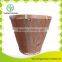 Handmade wood household waster basket