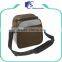 Messenger style insulated fitness food delivery cooler lunch bag with long shoulder strap