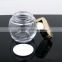 Wholesale Face Cream Jar Bubble Round Glass Cosmetics Bottle With Lid