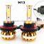 Golden H4 LED Headlight A8 h4 high power led headlight car headlight high low beam