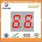 2 digit digital 7 segment led numeric display