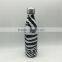 750ml Stainless steel bottle/painting insulated with zebra air transfer