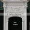 natural stone marble made indoor used fireplace mantel