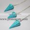 Turquoise Facetted Pendulum | Buy Wholesale Agate Pendulums | Online Top Seller Gemstone Pendulums| Prime Agate Exports