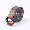 2016 Hot Sale Different Styles Mens Canvas Knitted Belt With Double Ring Buckle