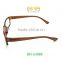 high quality wholesale half fram brown color reading glasses
