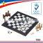 Fine Workmanship PU Leather Chess and Backgammon