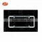 top sales plastic license frame with logo chroming treatment plastic frame