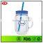 20oz Bpa Free Double Wall Acrylic Mason Jar With Lid And Straw