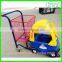 Fashion supermarket shopping trolley easy moving