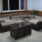 Large Rattan Corner Sofa Set Group