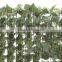 Dark green artificial ivy fence for garden decoration