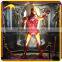 KANO0551 Children Playground Decorative Artificial Fiberglass Iron Man Statue