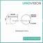 New Vandal-proof 4MP Audio/Alarm H.265 WDR IR Mini Dome IP Camera POE