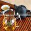 Sharp mouth glass cup,Heat-resistant borosilicate glass tea cup with creative product.