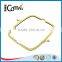 Popular kiss decorative handbag frame metal clasp for purse
