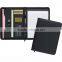 High quality A4 PU zip portfolio/organizer floder with calculator
