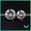 Wholesale China manufacturing 1ct 2 ct 3ct round cut E F color VVS eye clean synthetic moissanite