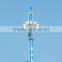 Landscape steel monopole antenna tower for telecommunication