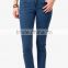 High Waist women Denim jeans Tube Pants in Grey (LOTX196)