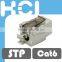 Network Solution C6 / C6A RJ45 8P8C Female Connector STP Keystone Jacks