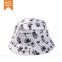 High profile short brim colorful bucket hat