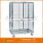 ACEALLY structure wire mesh container with wheels