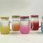 Glass Mason Jar Colored Glass Jar With Metal Lid