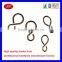 custom metal small/large Solid Brass S Hook