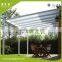 outdoor easy fixed solid polycarbonate gazebo shed for balcony terrace
