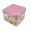 wholesale square coffee tin box