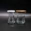 Creative Christmas unique glass candle jar/glass container supplier