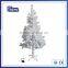 1.5m hinged branches white christmas tree