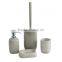 Natural bare or plain concrete simply bathroom accessories for hotel