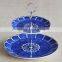 Porcelain Plate Ceramic Plate 2pcs Cake Plate Set