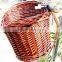 wholesale handmade wicker bicycle accessories bike basket dog carrier