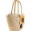 Wheat straw handmade women summer straw bag wholesale