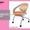 Ergonomic office chair with wheels, height adjustable colorful computer chair