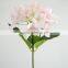 single stem fabric wholesale wedding decoration flower silk artificial hydrangea