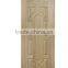 HDF door skin panel moulded natural teak wood veneer 3mm 9 panels