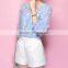 new smart organza blouse sweet slim korean version chiffon shirt